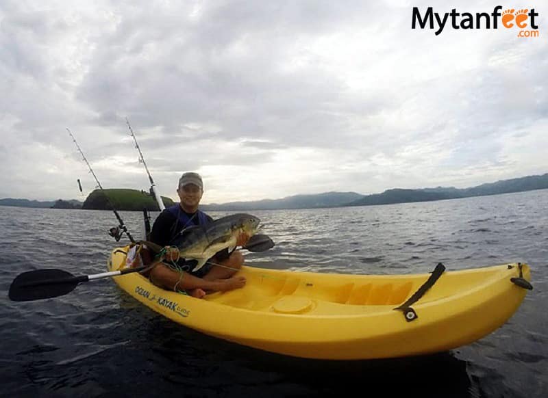 Fishing Playas del COco kayak fishing