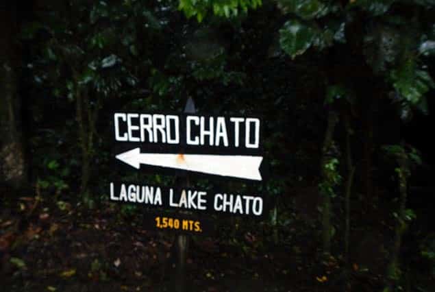 hiking Cerro Chato 