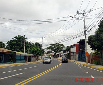 Roads in San Jose, Costa Rica