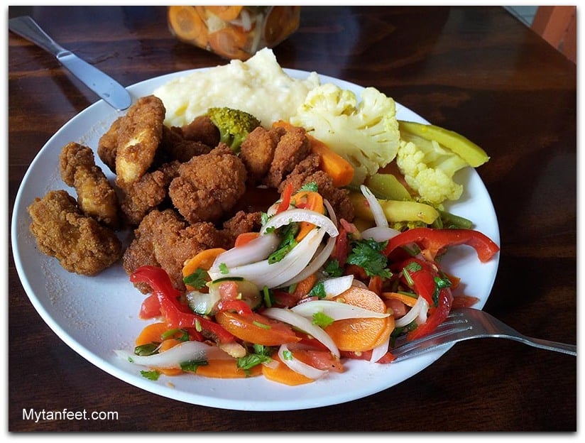 Costa Rica soda - typical lunch meal