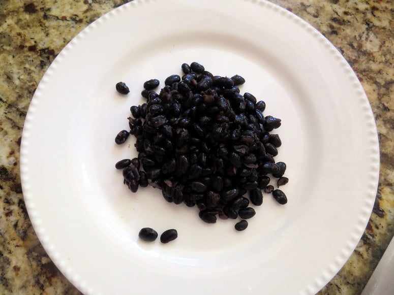 slow cook black beans