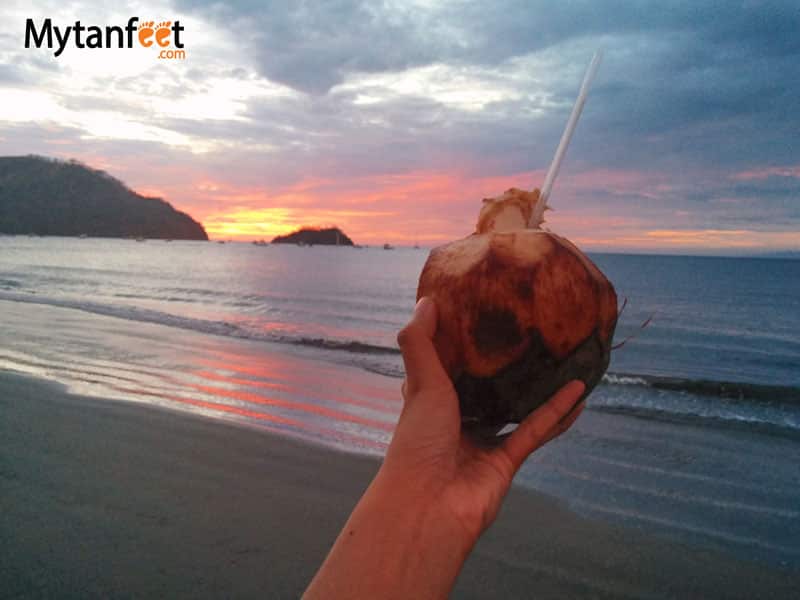 things to do in costa rica -Pipa fria coconut water