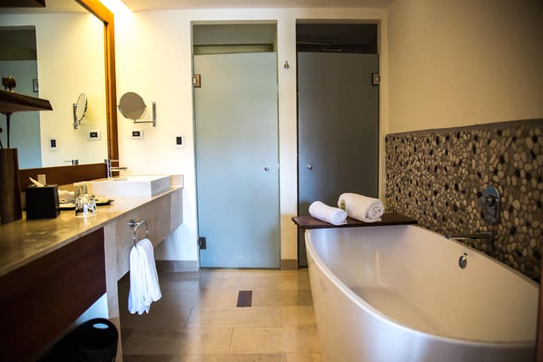 westin golf resort and spa in Playa conchal - Royal Beach Club bathroom