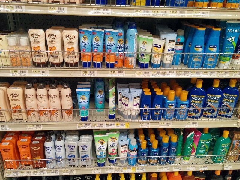 suntan lotion brands