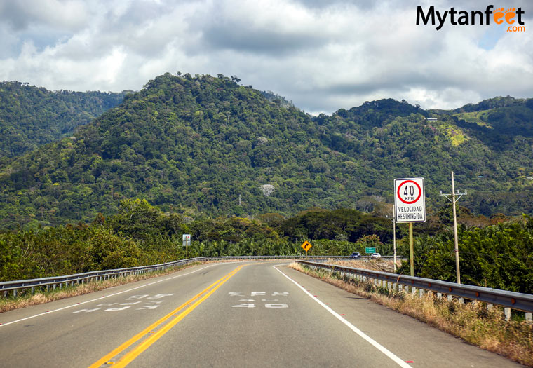 Driving to Uvita