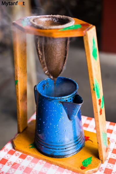 Costa Rican coffee maker