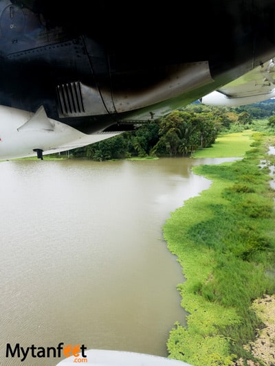 Flying San Jose to Quepos with Nature Air - views of Drake Bay Airport