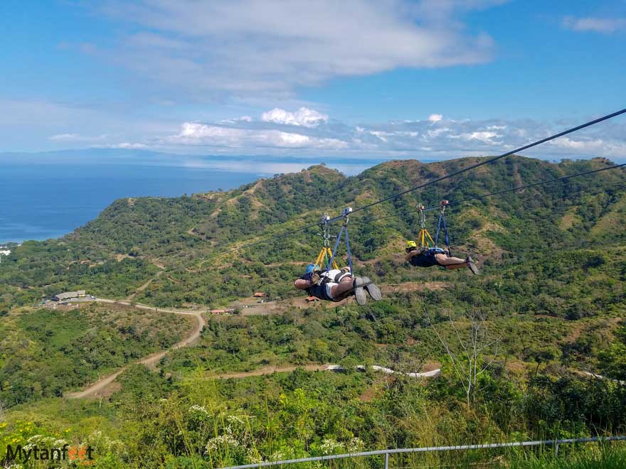  ziplining at Diamante Park