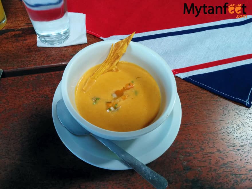 What to eat in Costa Rica - Crema de Pejibaye