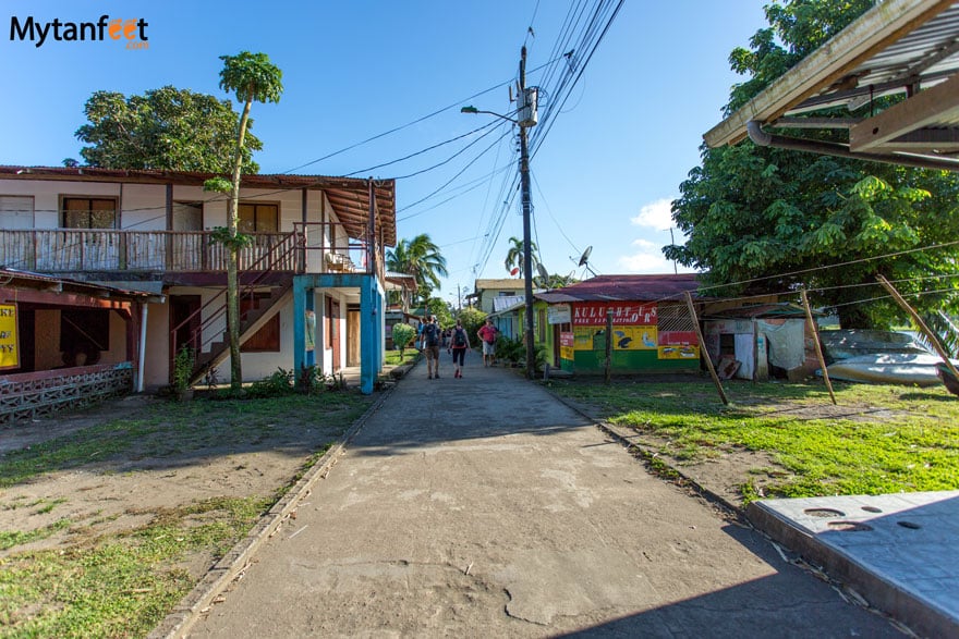 Walking Tortuguero Village - Tortuguero National Park