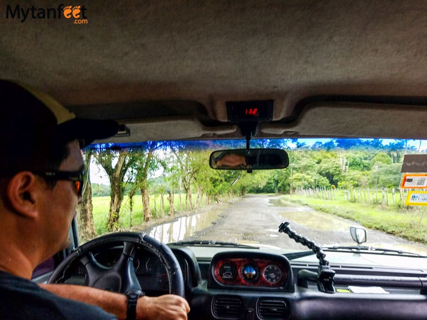 Driving to Osa Peninsula