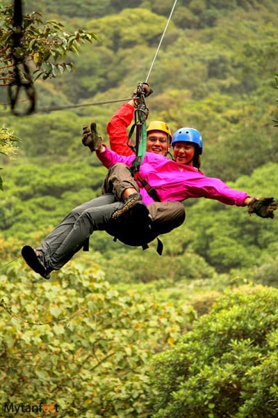 costa rica adventures - ziplining