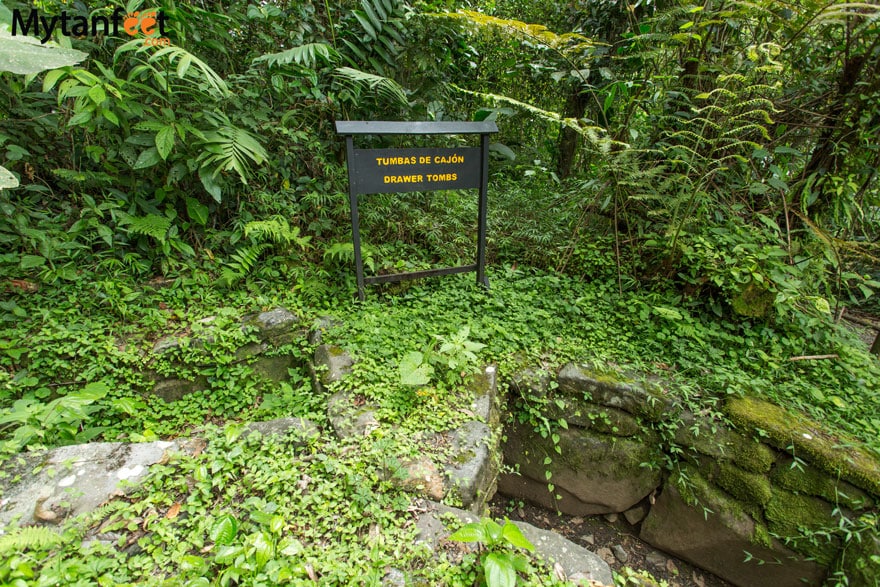 guayabo national monument - tombs