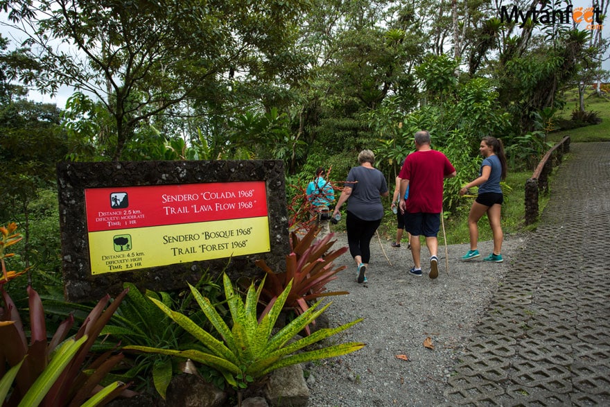 arenal 1968 Trail Entrance