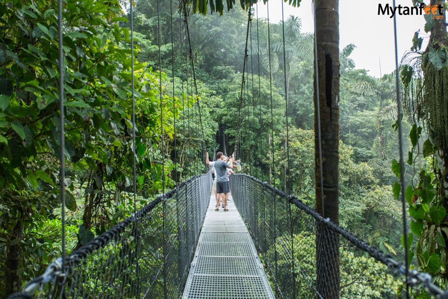 hikes in Costa Rica - Arenal Hanging Bridges