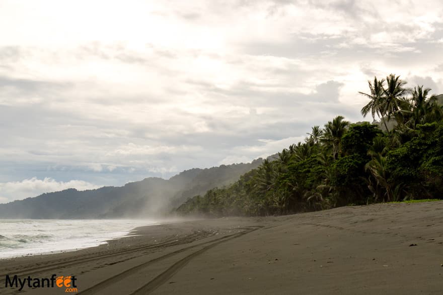black sand beaches in Costa Rica - Playa Carate black sand beaches in Costa Rica - Playa Carate