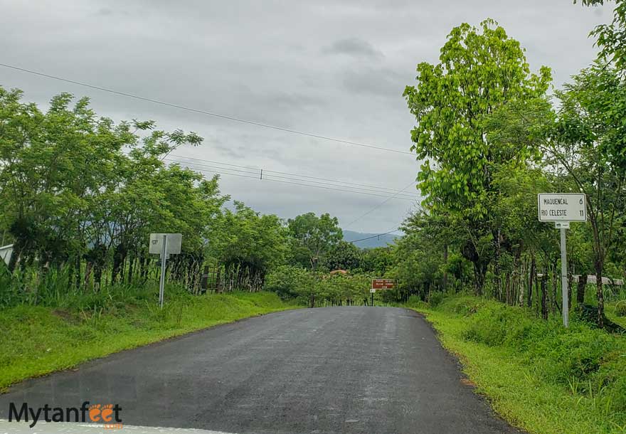 how to get to rio celeste from la fortuna