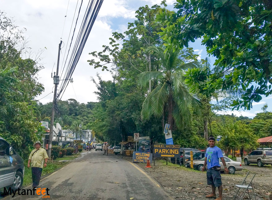 Entrance of Manuel Antonio National Park