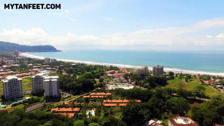 Aerial view Jaco beach Aerial view Jaco beach