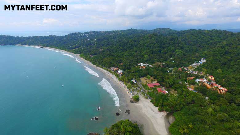 Manuel Antonio National Park side public beach Public beach next to the Manuel Antonio National Park