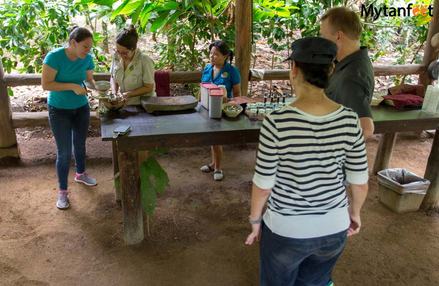 making chocolate