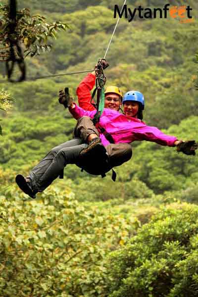 Ziplining in Monteverde