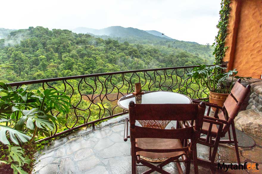 Peace Lodge balcony