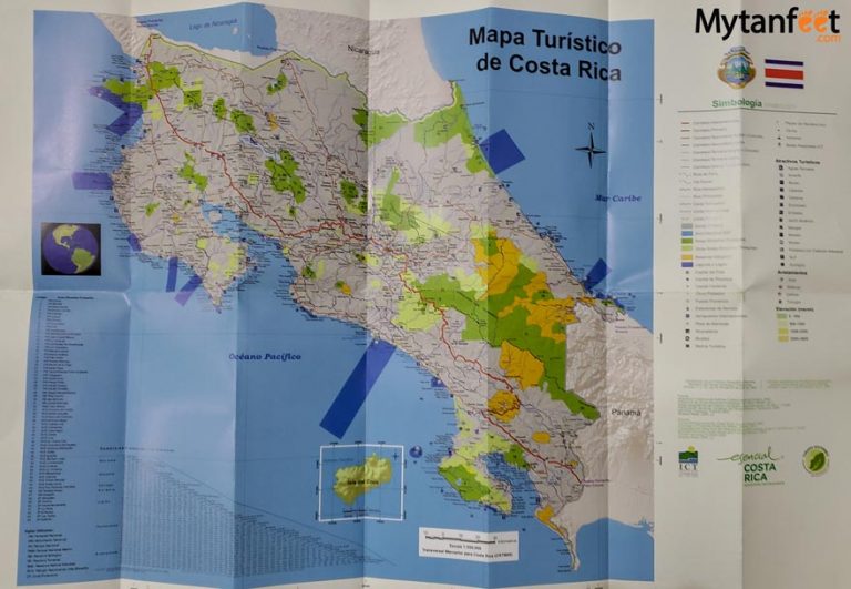 Costa Rica Work Map Costa Rica Maps, Brochures and Guides: Where to Get Them