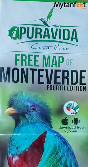 Monteverde map