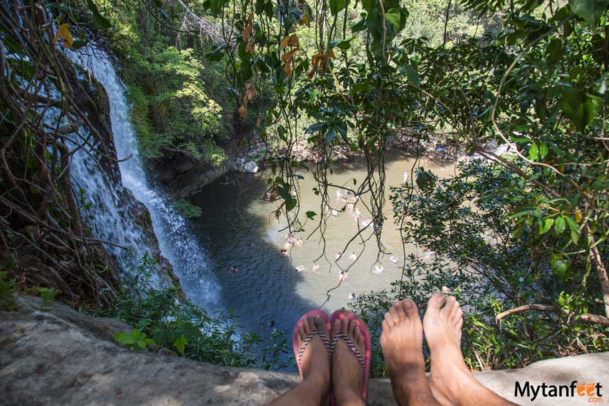 Top of the Llanos de Cortez waterfall