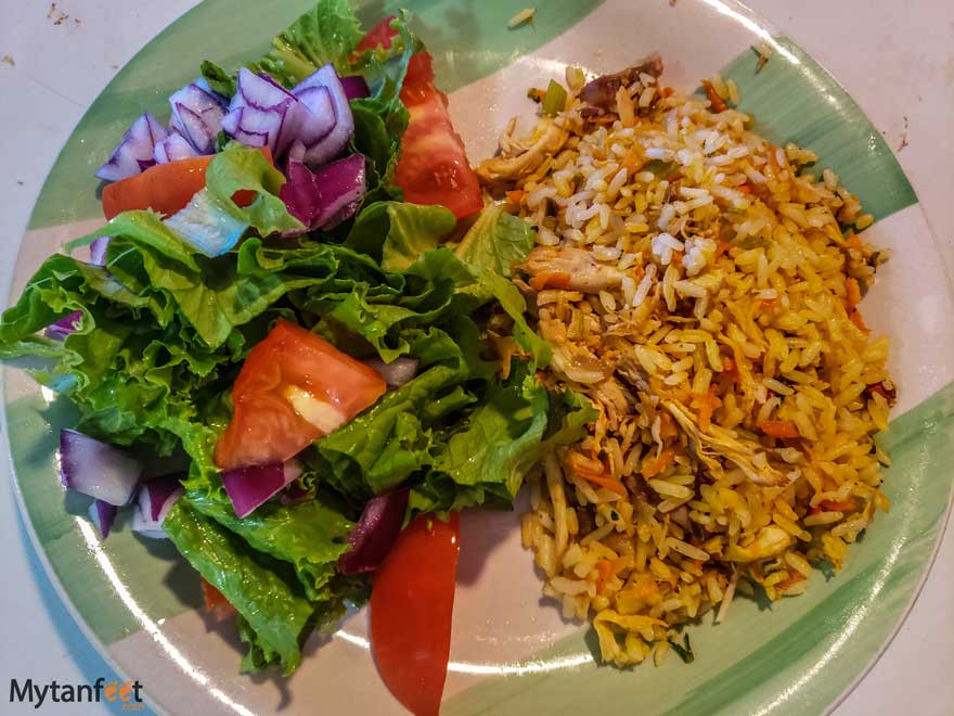 costa rican rice with chicken recipe (arroz con pollo)