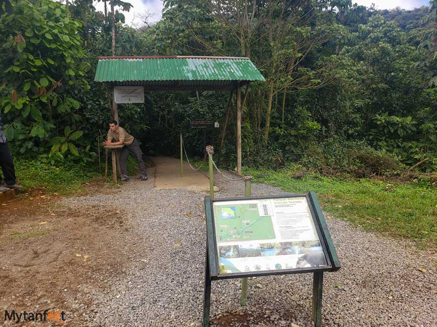 tenorio Volcano National Park entrance