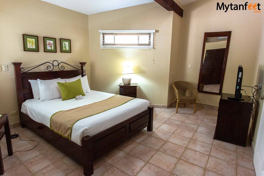 Master bedroom of the suite in Bahia del Sol Hotel, Potrero