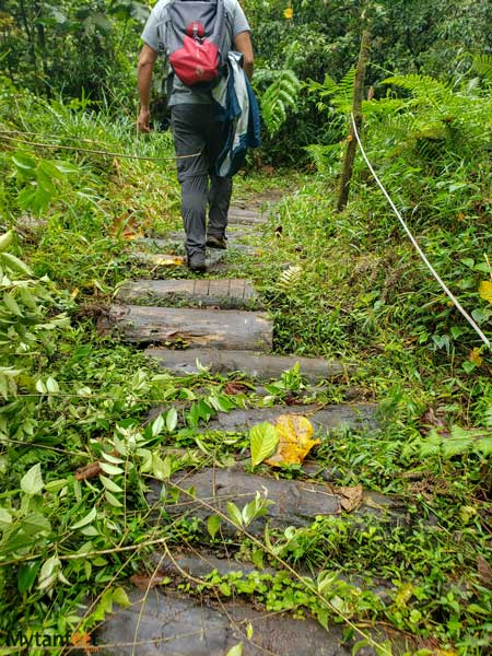 Catarata Rio Agrio trail