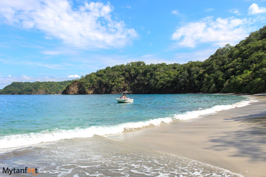 Boating to Playa Huevo in Gulf of Papagayo