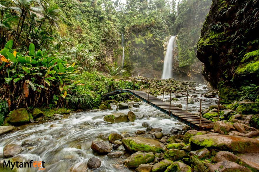 Catarata Rio Agrio last bridge