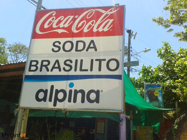 costa rica soda sign