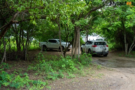 Playa Ventanas parking