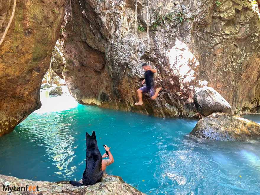 Catarata la leona swimming pool