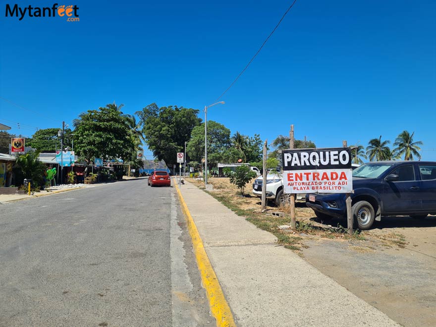 Brasilito parking lot