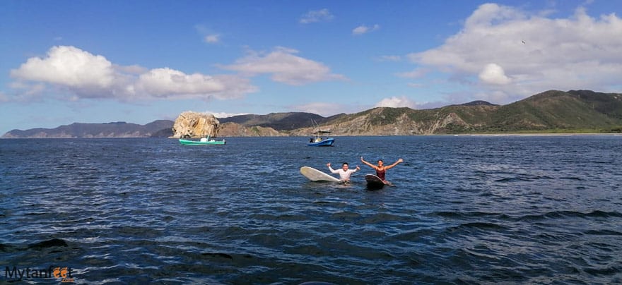 Surfing at Santa Rosa National Park (Playa Naranjo)