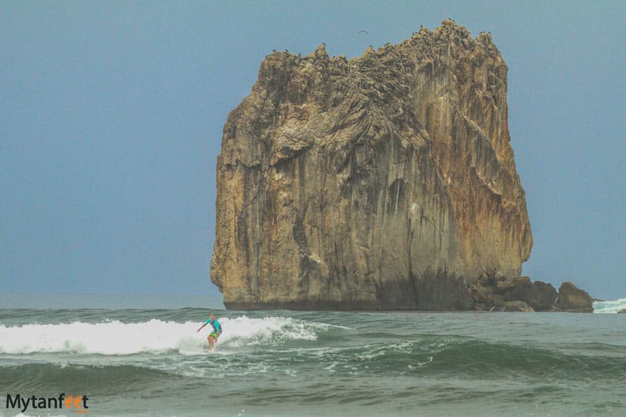 Surfing Witch's Rock Costa Rica