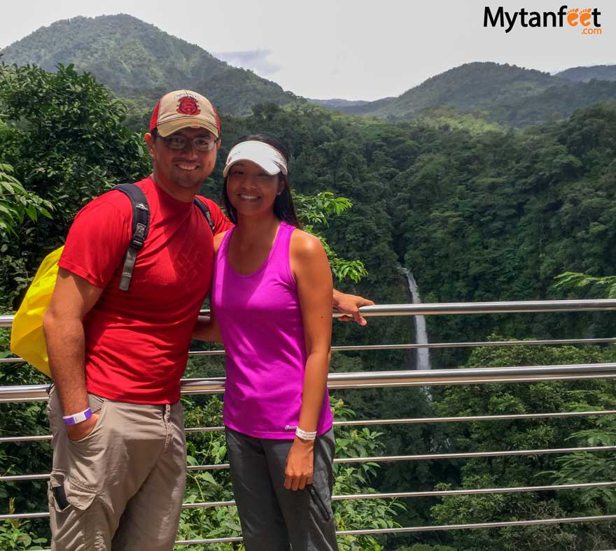 La Fortuna waterfall view point 