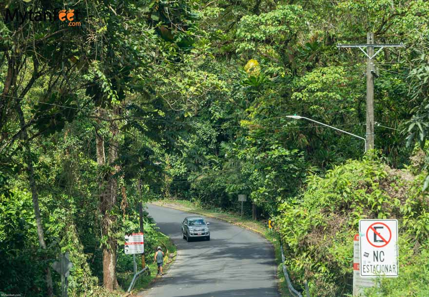 la fortuna free hot spring entrance