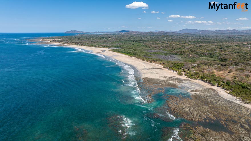 caribbean and pacific coast playa Avellanas