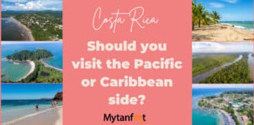 costa rica pacific or caribbean side featured