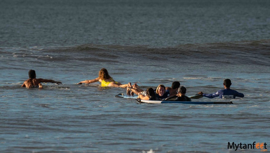 tamarindo 5 days surf lessons