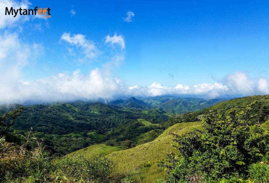 La Fortuna to Monteverde views 