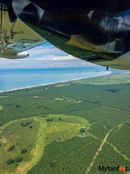 Costa Rica domestic flights - flight to Quepos 