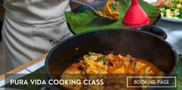 pura vida cooking class booking page